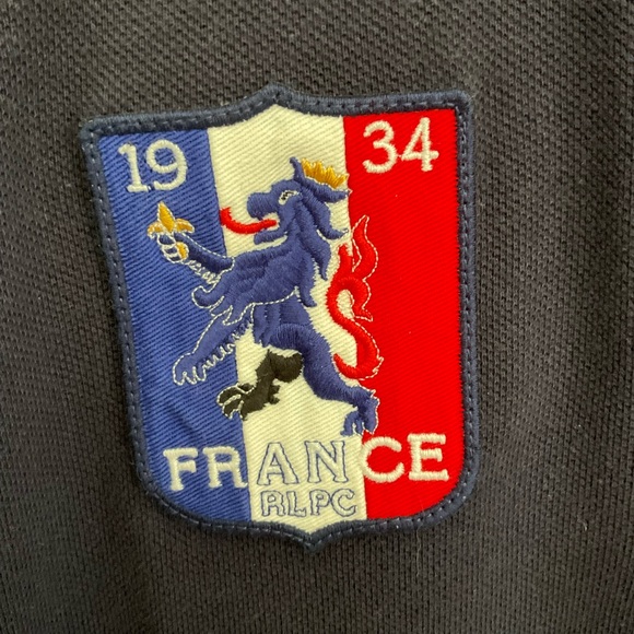 Polo Ralph Lauren Custom Fit France Big Pony Polo Shirt - Picture 4 of 6